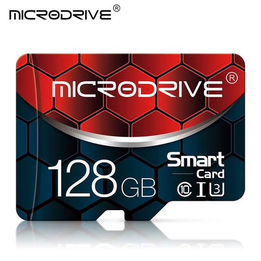 Carte mémoire Micro SD MicroDrive 128 Go – Haute vitesse U3 C10 pour console, smartphone, caméra