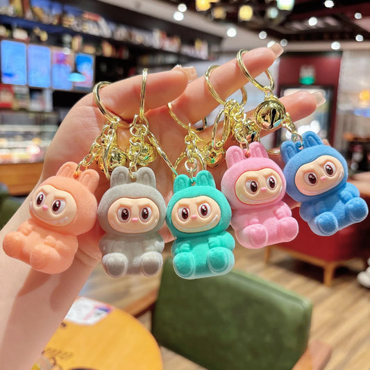 Porte-clé Labubu Kawaii – Peluche mignonne tendance 2025 Accessoire sac & cadeau original