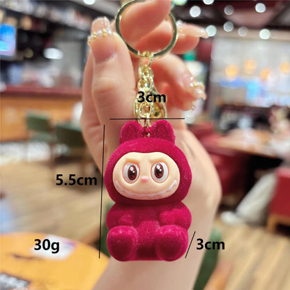 Porte-clé Labubu Kawaii – Peluche mignonne tendance 2025 Accessoire sac & cadeau original