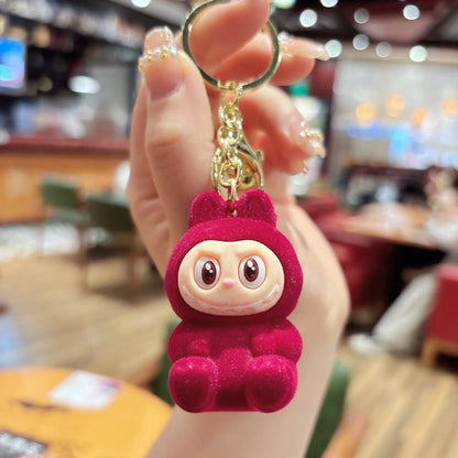 Porte-clé Labubu Kawaii – Peluche mignonne tendance 2025 Accessoire sac & cadeau original