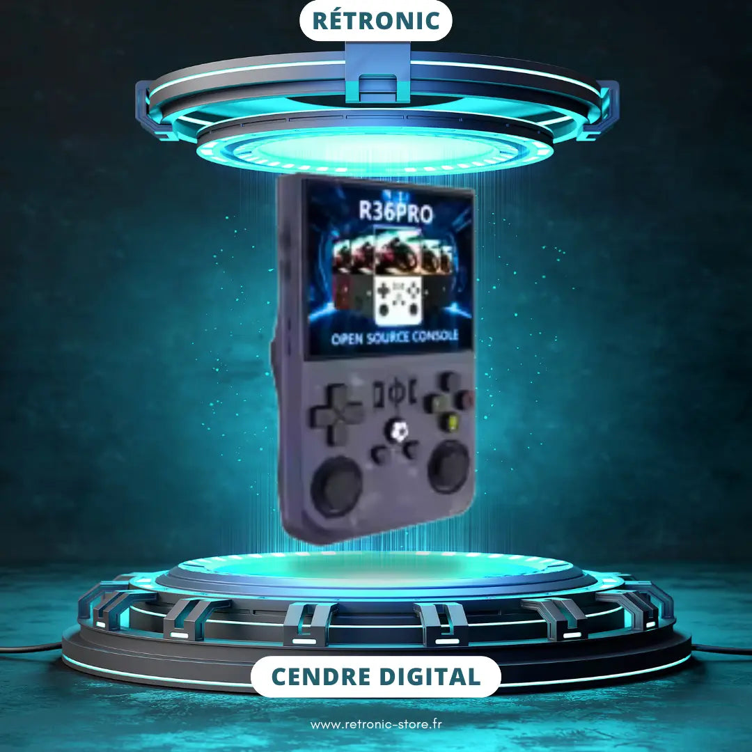 Console rétro gaming portable avec +15 000 jeux